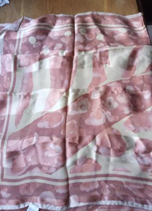 Шелковый шарфик из нескольких видов шелка