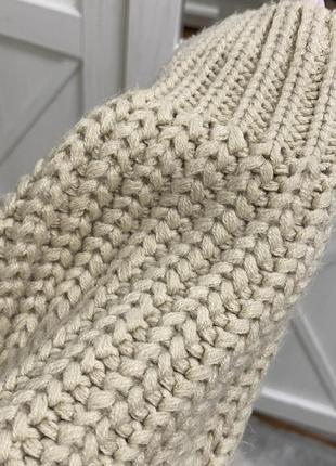 Вʼязаний кардиган бежевий3 фото