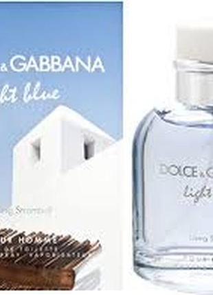 Туалетна вода для чоловіків dolce&gabbana light blue living stromboli 75 мл2 фото