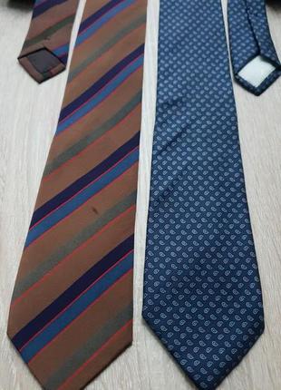 Brioni и nina ricci - галстук шелковый мужской6 фото
