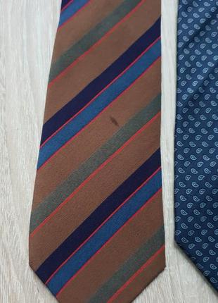 Brioni и nina ricci - галстук шелковый мужской7 фото