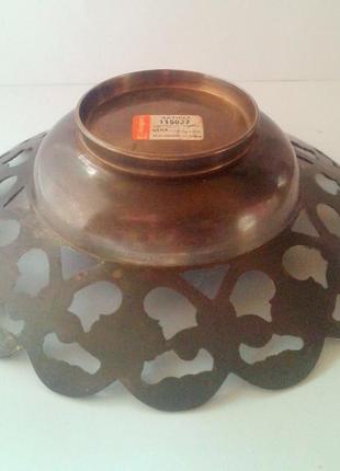 Винтажная латунная конфета,фруктовница, удобная работа индия