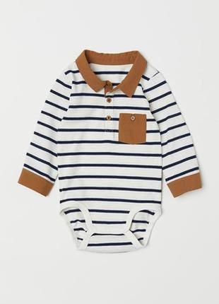 Боди - рубашка на малыша, h&amp;m, 50 - 53 см