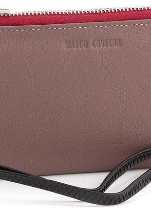 Пудровый тонкий кошелёк для девушки marco coverna mc88806-6