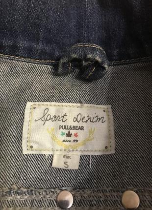 Куртка джинсова pull&bear (s) нова 2