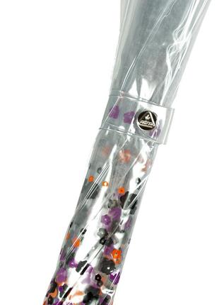 Зонт-трость женский fulton l042 birdcage-2 hippie scatter (разноцветные незабудки)