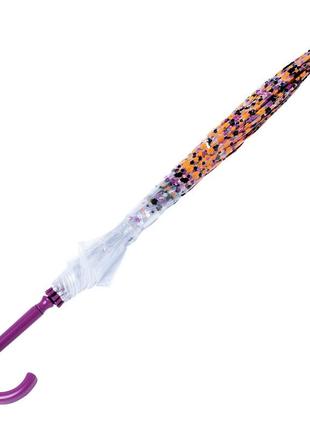 Зонт-трость женский fulton l042 birdcage-2 hippie scatter (разноцветные незабудки)