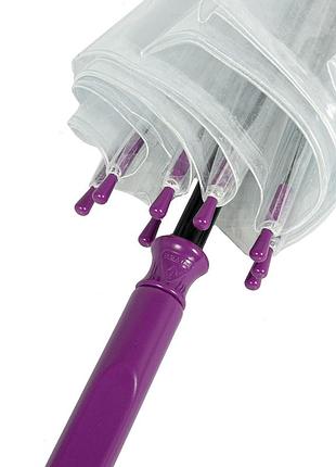 Зонт-трость женский fulton l042 birdcage-2 hippie scatter (разноцветные незабудки)