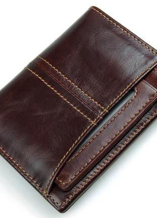 Кошелек мужской vintage 14373 коричневый