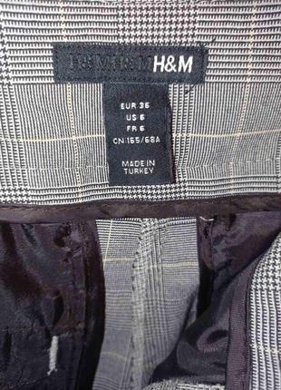 Актуальные, классические брюки h&amp;m( размер xs, s)4 фото
