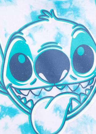 Худи с капюшоном stitch tie-dye для взрослых – walt disney world – синий4 фото