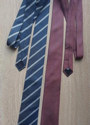 Boss - галстук шелковый мужской, выполненный в италии4 фото
