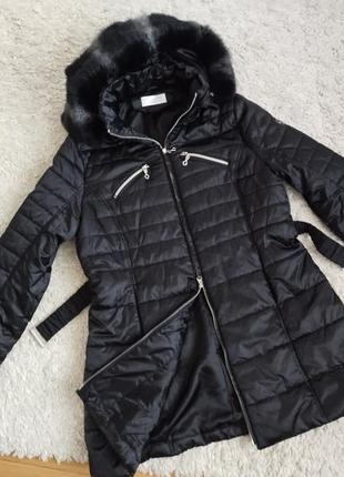 Классное утепленное пальто италия coralise р 50 ц 1'350 гр👍