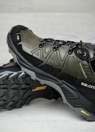 Кросівки чоловічі шкіряні salomon ranger olive