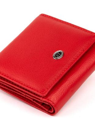 Компактный кошелек женский st leather 19259 красный