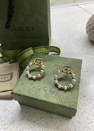 Сережки gucci