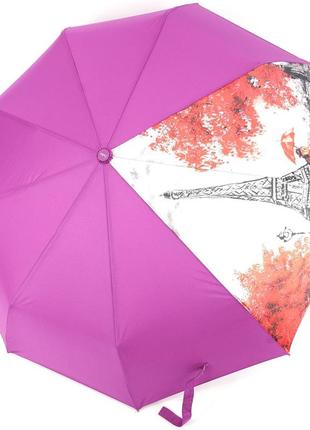 Стильна жіноча парасолька антишторм від susino на 9 спиць, повний автомат