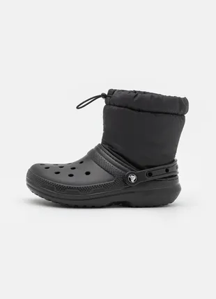 Сабо / клоги crocs classic lined neo puff boot !5 фото