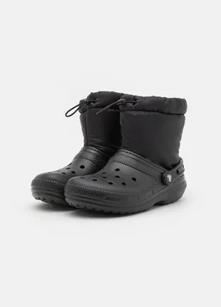 Сабо / клоги crocs classic lined neo puff boot !