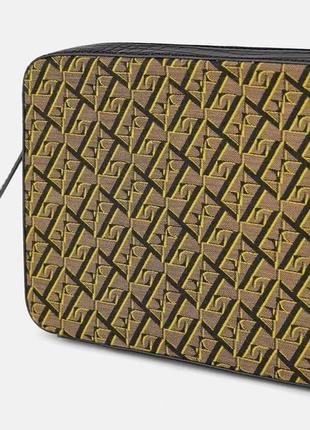 Zara animal print logo embossed crossbody bag сумка6 фото