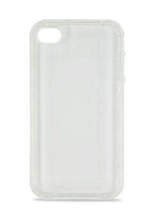 Гибкий чехол для iphone 4g "пластика", белый