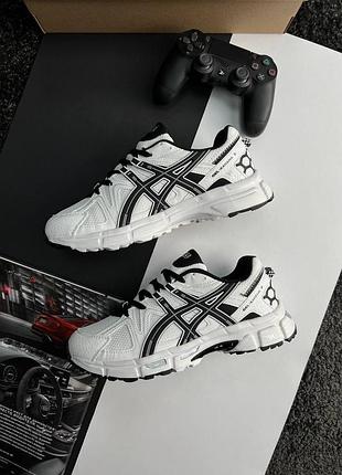 Мужские кроссовки asics gel-kahana 8 white black3 фото