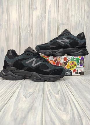 Черные кроссовки new balance 9060 black р-ры 41-46