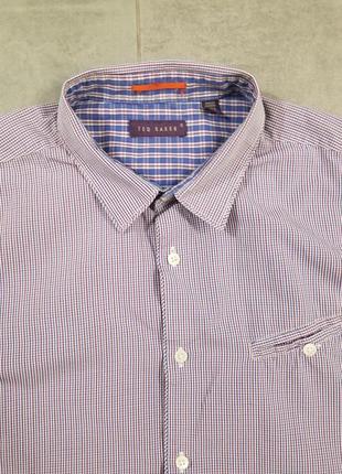 Ted baker рубашка на короткий рукав 50 52 54 l xl xxl