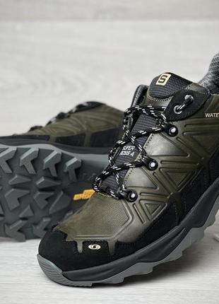 Кроссовки мужские кожаные salomon ranger china