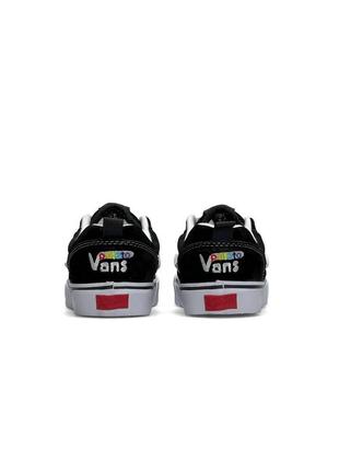 Кеди vans vault x imran potato чоловічі, кеди ванс ваулт замшеві, ванси чорні4 фото