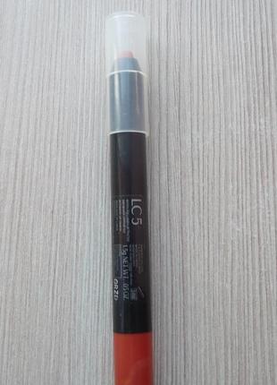Сияющая помада - карандаш shiseido the makeup automatic lip crayon тон lc5 orange1 фото