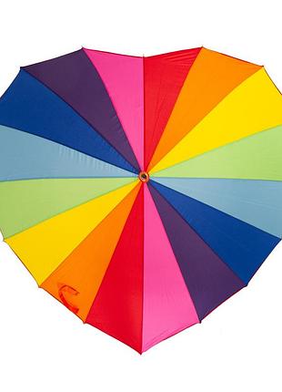 Зонт женский fulton l909-040416 heart walker-1 rainbow (радуга)