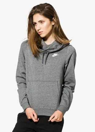 Женская кофта толстовка худи хомут nike fleece