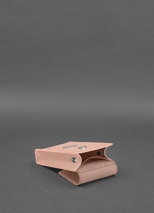 Вертикальна жіноча шкіряна сумка mini рожева поясна / кроссбоді5 фото