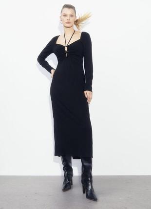 Плаття міді, сукня h&m