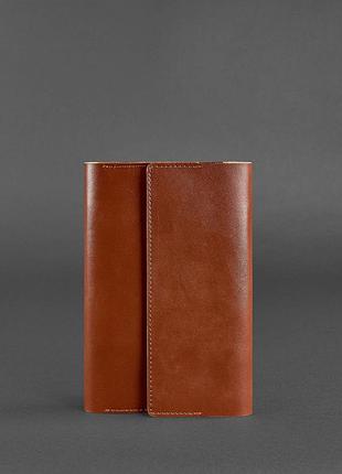 Шкіряний блокнот (софт-бук) 5.1 світло-коричневий
