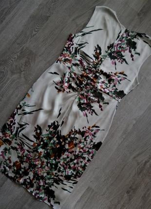 Сукня в квітковий принт-акварельні фарби7 фото
