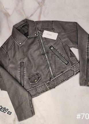 Куртка-косуха "vintage” 
фабричный китай (aftf basic)
размеры: s, m, l
ткань: экокожа (на подкладке)3 фото