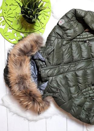 Куртка moncler с натуральным мехом деми еврозима4 фото