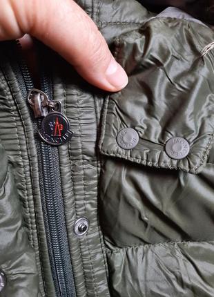 Куртка moncler с натуральным мехом деми еврозима7 фото
