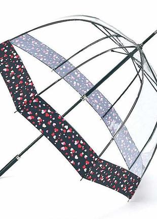 Зонт женский fulton l866- birdcage-2 luxe love hearts (любовь сердца)