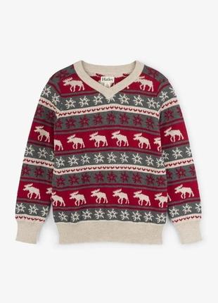 Кофта свитер джемпер олень новогодний новый год рождественский christmas hatley f18fik1151