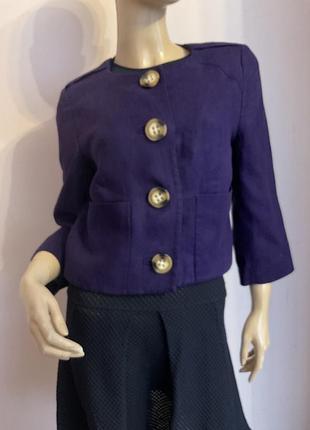 Льняний  короткий жакет/m/ brend hobbs