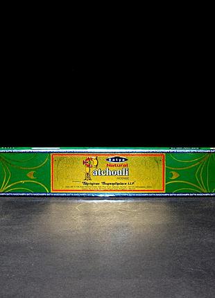 Натуральні пилцеві пахощі natural pachouli (пачулі) від фірми satya (сатья) 15 г