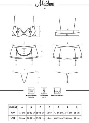 Эротический костюм горничная maidme obsessive6 фото