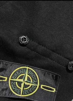 Свитшот stone island черный2 фото