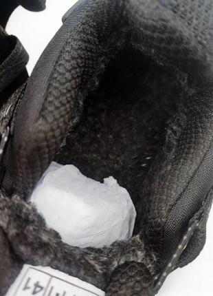 ❄️мужские зимние кроссовки reebok zig kinetica edge winter черные (мех)❄️5 фото