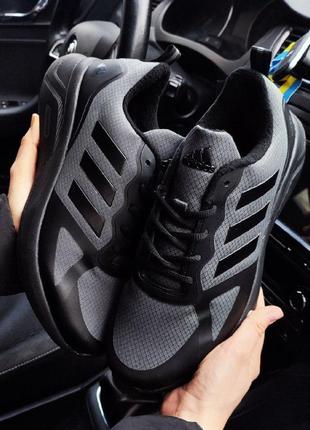 🔥чоловічі кросівки adidas cloudfoam сірі (термо)🔥