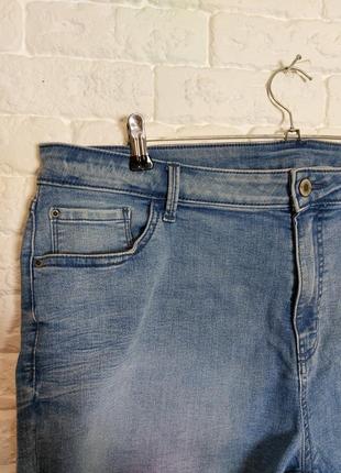 Фірмові джинсові стрейчеві шорти6 фото