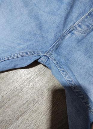 Мужские джинсы / topman / штаны / брюки / мужская одежда / чоловічий одяг / светло-синие джинсы /4 фото